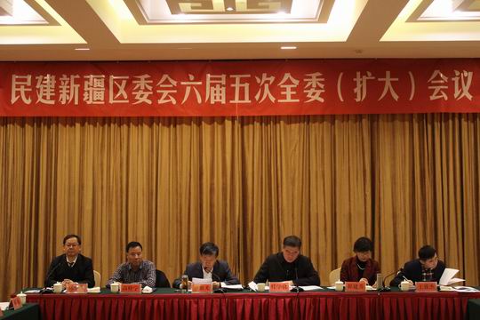民建新疆区委会召开六届五次全委（扩大）会议